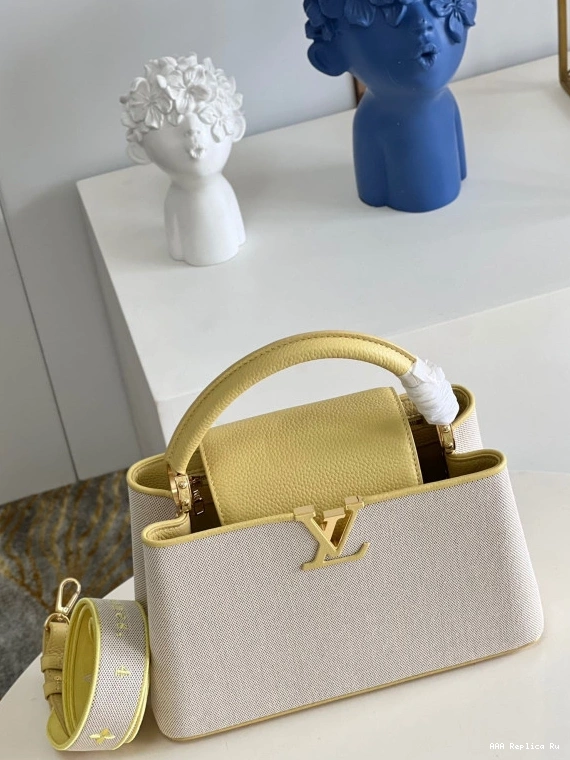 AAA Pruses Bags CAPUCINES LOUIS VUITTON MM 0813